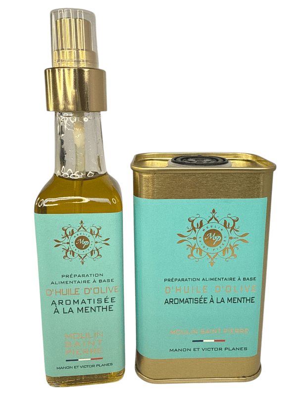 Huile d'olive à la menthe